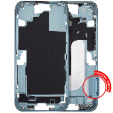 Apple iPhone 16 Plus Middle Frame with Small Parts (No Charger Flex) - Teal AM Plus