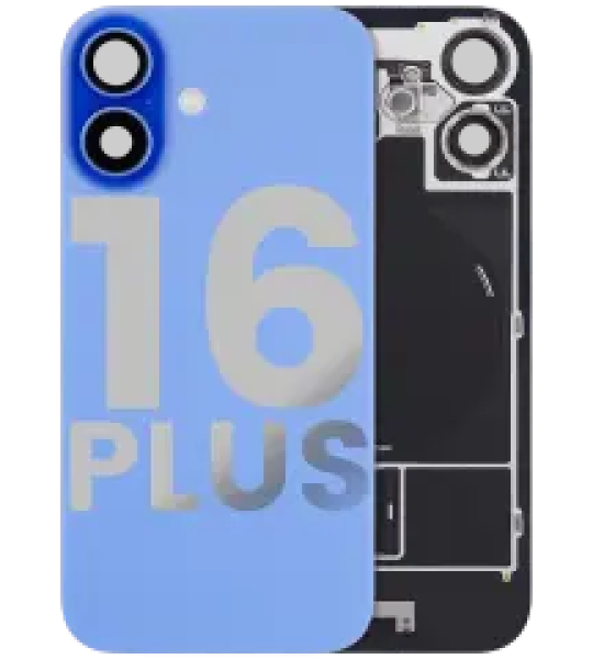 Apple iPhone 16 Plus Back Cover with Magnet Bazel incl NFC and Flash Flex - Ultramarine Pulled A