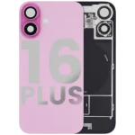 Apple iPhone 16 Plus Back Cover with Magnet Bazel incl NFC and Flash Flex - Pink Pulled A