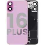 Apple iPhone 16 Plus Back Cover with Magnet Bazel incl NFC and Flash Flex - Pink Pulled C