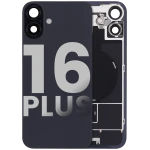 Apple iPhone 16 Plus Back Cover with Magnet Bazel incl NFC and Flash Flex - Black Pulled C
