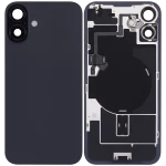 Apple iPhone 16 Plus Back Cover with Magnet Bazel incl NFC and Flash Flex - Black Pulled C
