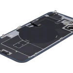 Apple iPhone 16 Plus Back Cover with Magnet Bazel incl NFC and Flash Flex - Black Pulled C