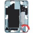 Apple iPhone 16 Plus Middle Frame with Small Parts - Teal Pulled A