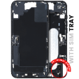 Apple iPhone 16 Plus Middle Frame with Small Parts - Black Pulled B