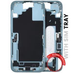 Apple iPhone 16 Plus Middle Frame with Small Parts - Teal Pulled B