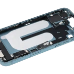 Apple iPhone 16 Plus Middle Frame with Small Parts - Teal Pulled B