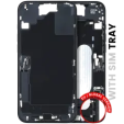 Apple iPhone 16 Plus Middle Frame with Small Parts - Black Pulled C