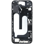 Apple iPhone 16 Plus Middle Frame with Small Parts - Black Pulled C