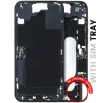 Apple iPhone 16 Plus Middle Frame with Small Parts - Black Pulled A
