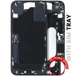 Apple iPhone 16 Plus Middle Frame with Small Parts - Black Pulled A