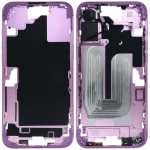 Apple iPhone 16 Plus Middle Frame with Small Parts (No Charger Flex) - Pink Pulled C
