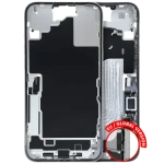 Apple iPhone 16 Plus Middle Frame with Small Parts - White Pulled A
