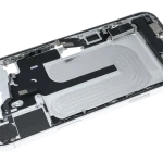 Apple iPhone 16 Plus Middle Frame with Small Parts - White Pulled A
