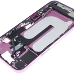 Apple iPhone 16 Plus Middle Frame with Small Parts - Pink Pulled A