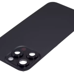 Apple iPhone 16 Pro Max Back Cover with Magnet Bazel incl NFC and Flash Flex - Black Titanium Pulled A