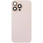 Apple iPhone 16 Pro Max Back Cover with Magnet Bazel incl NFC and Flash Flex - Desert Titanium Pulled A