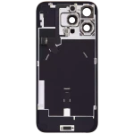 Apple iPhone 16 Pro Max Back Cover with Magnet Bazel incl NFC and Flash Flex - Desert Titanium Pulled A