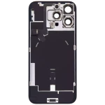 Apple iPhone 16 Pro Max Back Cover with Magnet Bazel incl NFC and Flash Flex - White Titanium Pulled A
