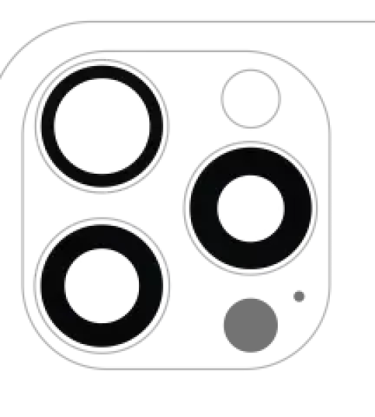 Apple iPhone 16 Pro / 16 Pro Max Back Camera Lens 3 Piece Set OEM-Equivalent