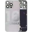 Apple iPhone 16 Pro Max Back Cover with Magnet Bazel incl NFC and Flash Flex - Natural Titanium Pulled A