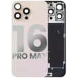 Apple iPhone 16 Pro Max Back Cover with Magnet Bazel incl NFC and Flash Flex - Desert Titanium Pulled A