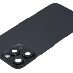 Apple iPhone 16 Pro Max Back Cover with Magnet Bazel incl NFC and Flash Flex - Black Titanium Pulled B
