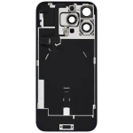 Apple iPhone 16 Pro Max Back Cover with Magnet Bazel incl NFC and Flash Flex - White Titanium Pulled B