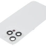 Apple iPhone 16 Pro Max Back Cover with Magnet Bazel incl NFC and Flash Flex - White Titanium Pulled B