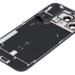 Apple iPhone 16 Pro Max Back Cover with Magnet Bazel incl NFC and Flash Flex - White Titanium Pulled B