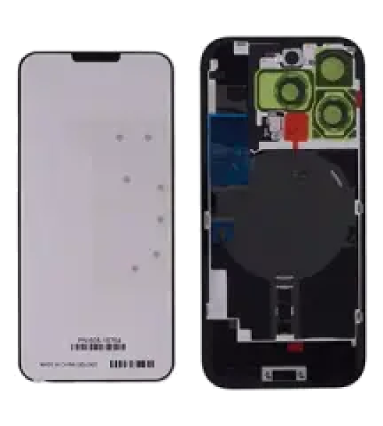 Apple iPhone 16 Pro Max Back Cover with Magnet Bazel incl NFC and Flash Flex - Black Titanium Service Pack