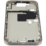 Apple iPhone 16 Pro Max Middle Frame with Small Parts (No Charger Flex) - Natural Titanium Pulled A