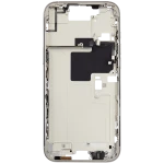 Apple iPhone 16 Pro Max Middle Frame with Small Parts (No Charger Flex) - White Titanium Pulled A