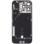 Apple iPhone 16 Pro Max Back Cover with Magnet Bazel incl NFC and Flash Flex - White Titanium Pulled C