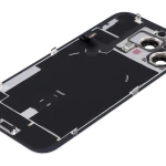 Apple iPhone 16 Pro Max Back Cover with Magnet Bazel incl NFC and Flash Flex - White Titanium Pulled C