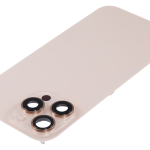 Apple iPhone 16 Pro Max Back Cover with Magnet Bazel incl NFC and Flash Flex - Desert Titanium Pulled C