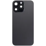 Apple iPhone 16 Pro Max Back Cover with Magnet Bazel incl NFC and Flash Flex - Black Titanium Pulled C