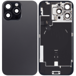 Apple iPhone 16 Pro Max Back Cover with Magnet Bazel incl NFC and Flash Flex - Black Titanium Pulled C