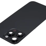 Apple iPhone 16 Pro Max Back Cover with Magnet Bazel incl NFC and Flash Flex - Black Titanium Pulled C