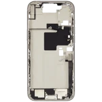 Apple iPhone 16 Pro Max Middle Frame with Small Parts - White Titanium Pulled C