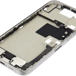 Apple iPhone 16 Pro Max Middle Frame with Small Parts - White Titanium Pulled C