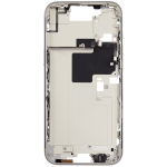 Apple iPhone 16 Pro Max Middle Frame with Small Parts (No Charger Flex) - White Titanium Pulled C