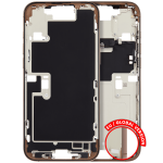 Apple iPhone 16 Pro Max Middle Frame with Small Parts (No Charger Flex) - Desert Titanium Pulled B