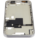 Apple iPhone 16 Pro Max Middle Frame with Small Parts (No Charger Flex) - White Titanium Pulled B