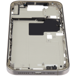 Apple iPhone 16 Pro Max Middle Frame with Small Parts (No Charger Flex) - Natural Titanium Pulled B