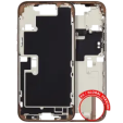 Apple iPhone 16 Pro Max Middle Frame with Small Parts (No Charger Flex) - Desert Titanium Pulled B