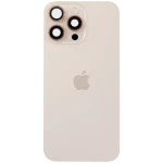 Apple iPhone 16 Pro Max Back Cover with Magnet Bazel incl NFC and Flash Flex - Desert Titanium Service Pack