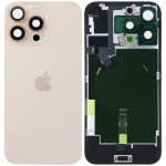 Apple iPhone 16 Pro Max Back Cover with Magnet Bazel incl NFC and Flash Flex - Desert Titanium Service Pack