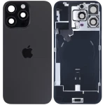 Apple iPhone 16 Pro Max Back Cover with Magnet Bazel incl NFC and Flash Flex - Black Titanium Service Pack