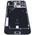 Apple iPhone 16 Pro Max Back Cover with Magnet Bazel incl NFC and Flash Flex - Black Titanium Service Pack